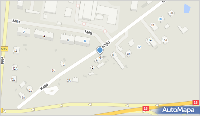 Barczewo, Kajki Michała, 6, mapa Barczewo