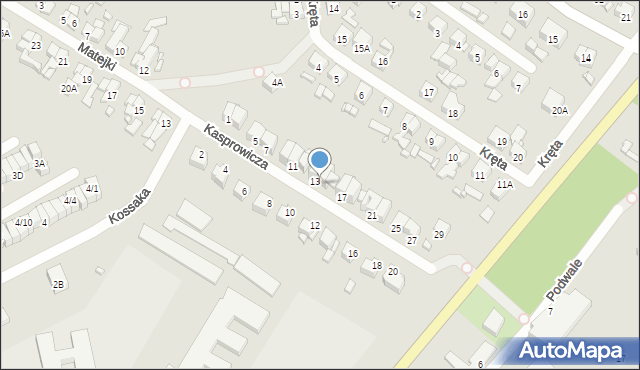 Barlinek, Kasprowicza Jana, 15, mapa Barlinek