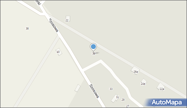 Barlinek, Kaszczyc Romany, 39, mapa Barlinek