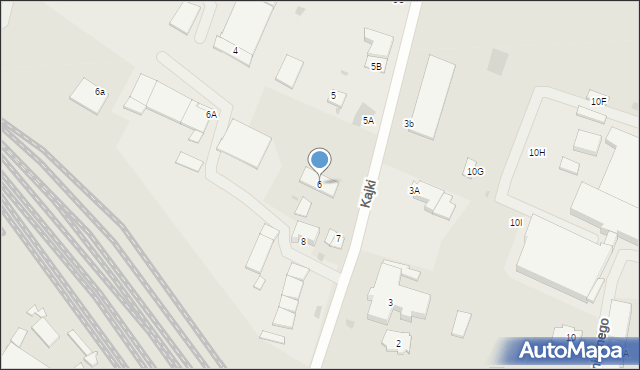 Bartoszyce, Kajki Michała, 6, mapa Bartoszyce