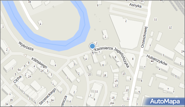 Bartoszyce, Kazimierza Jagiellończyka, 5, mapa Bartoszyce