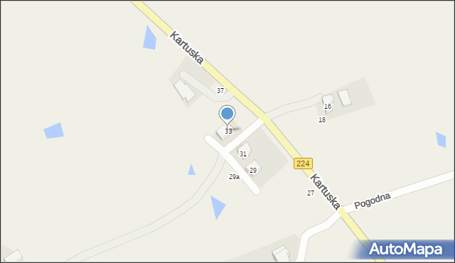 Barwik, Kartuska, 33, mapa Barwik