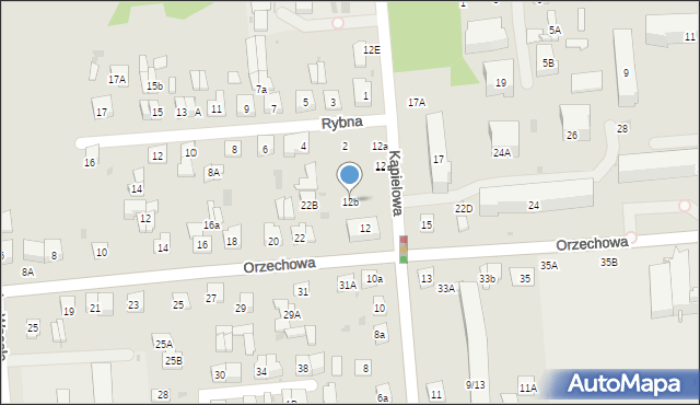 Biała Podlaska, Kąpielowa, 12b, mapa Białej Podlaskiej