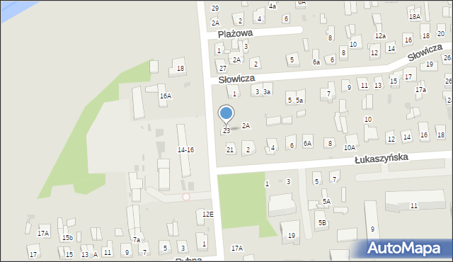 Biała Podlaska, Kąpielowa, 23, mapa Białej Podlaskiej