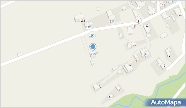 Białka Tatrzańska, Kaniówka, 11A, mapa Białka Tatrzańska