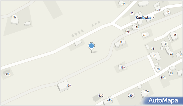 Białka Tatrzańska, Kaniówka, 36a, mapa Białka Tatrzańska