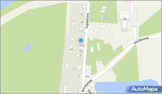 Białobrzegi, Kąpielowa, 13, mapa Białobrzegi