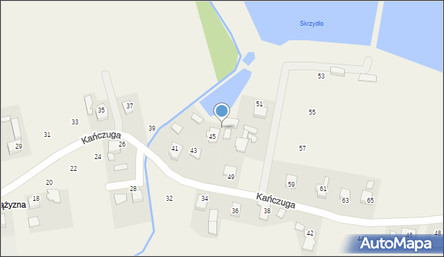 Bielany, Kańczuga, 47, mapa Bielany