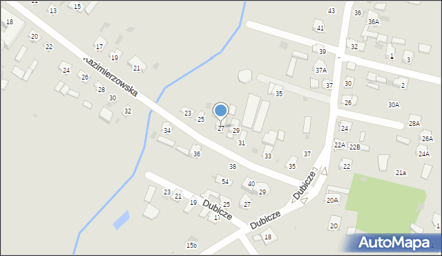 Bielsk Podlaski, Kazimierzowska, 27, mapa Bielsk Podlaski