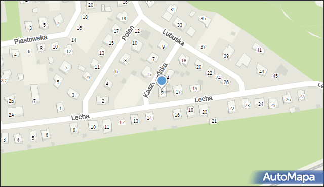 Bielsko, Kasztelańska, 2, mapa Bielsko