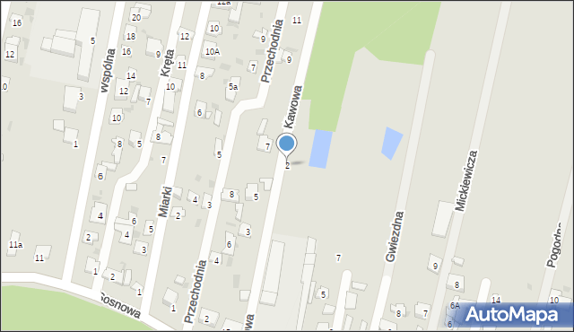 Blachownia, Kawowa, 2, mapa Blachownia