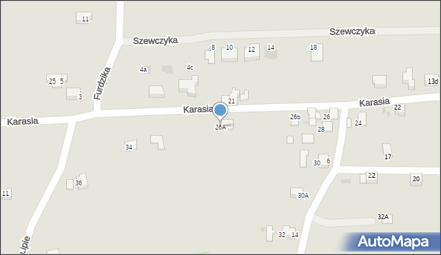 Bochnia, Karasia Edwarda, 26A, mapa Bochni