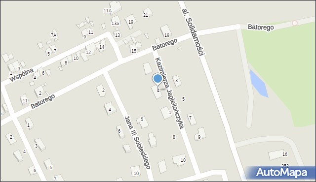 Bogatynia, Kazimierza Jagiellończyka, 4, mapa Bogatynia