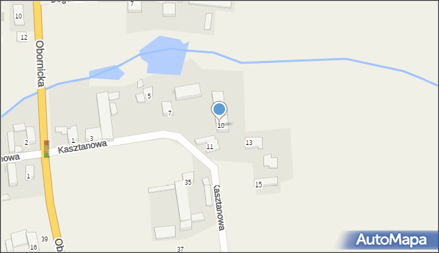 Bogdanowo, Kasztanowa, 9, mapa Bogdanowo