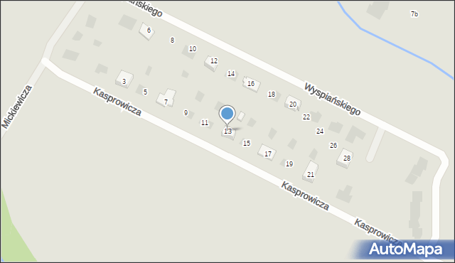 Boguchwała, Kasprowicza Jana, 13, mapa Boguchwała
