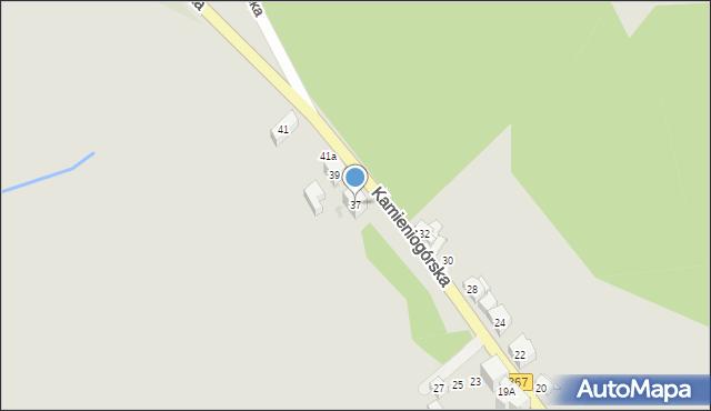 Boguszów-Gorce, Kamieniogórska, 37, mapa Boguszów-Gorce