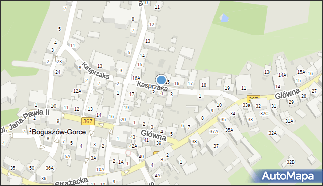 Boguszów-Gorce, Kasprzaka Marcina, 4, mapa Boguszów-Gorce