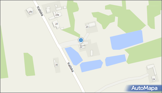 Borek, Kaliska, 22, mapa Borek