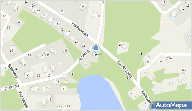 Borkowo, Karlikowska, 39, mapa Borkowo