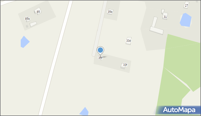 Borzestowska Huta, Kaszubska, 35f, mapa Borzestowska Huta