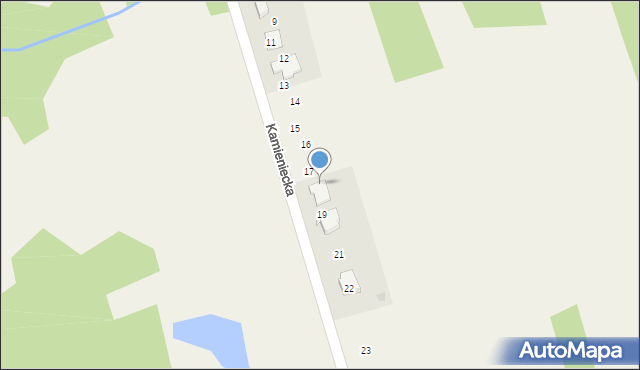 Brańszczyk, Kamieniecka, 18, mapa Brańszczyk