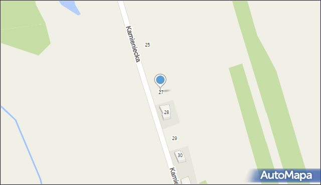 Brańszczyk, Kamieniecka, 27, mapa Brańszczyk