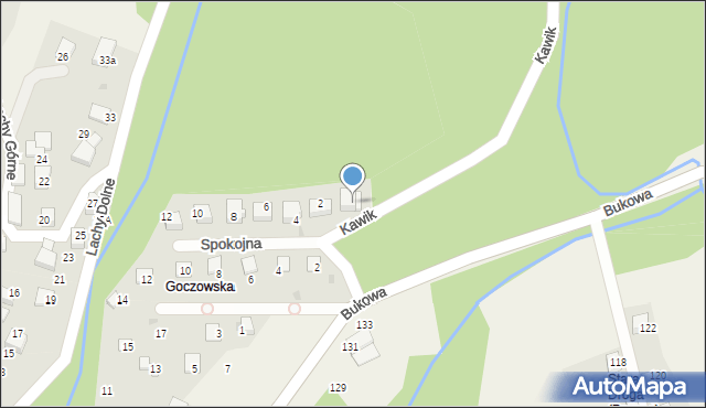 Brenna, Kawik Marii, 1, mapa Brenna