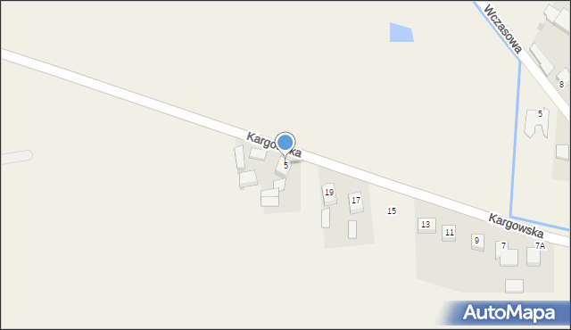 Brenno, Kargowska, 5, mapa Brenno