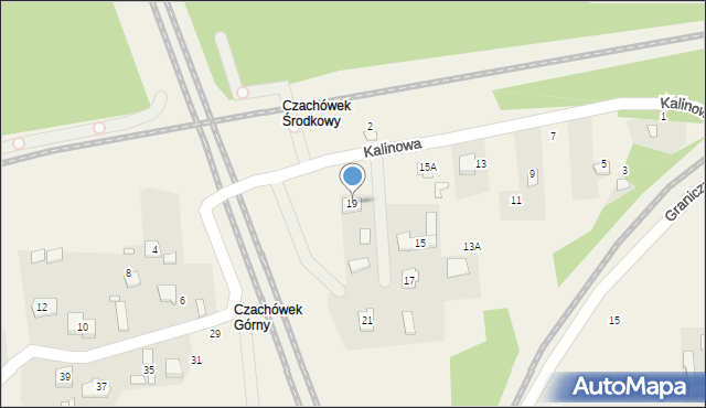 Bronisławów, Kalinowa, 19, mapa Bronisławów