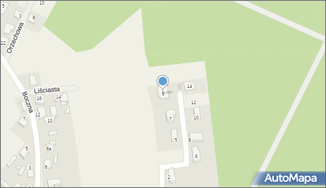 Brynek, Kasztanowa, 9, mapa Brynek