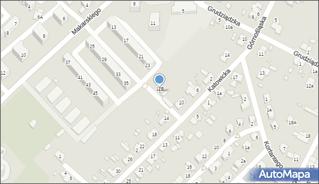 Brzeg, Katowicka, 12a, mapa Brzeg