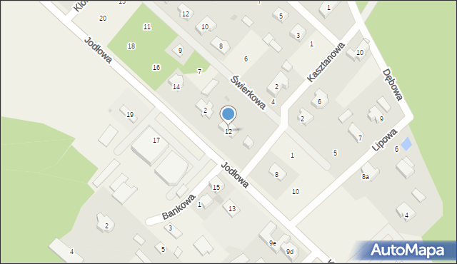 Brzeziny, Kaliska, 16, mapa Brzeziny