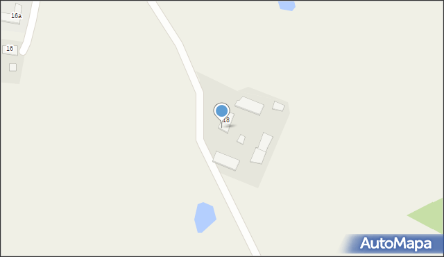 Budry, Kajki Michała, 18A, mapa Budry