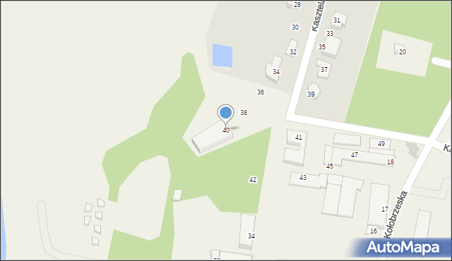 Budzistowo, Kasztelańska, 40, mapa Budzistowo