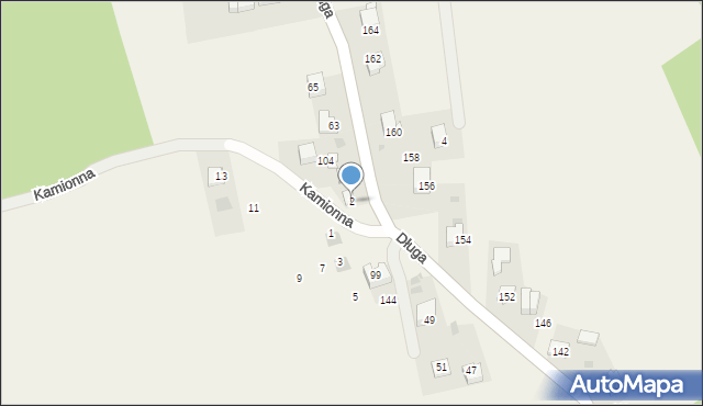 Buków, Kamionna, 2, mapa Buków