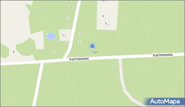 Burlaki, Karniewska, 2, mapa Burlaki