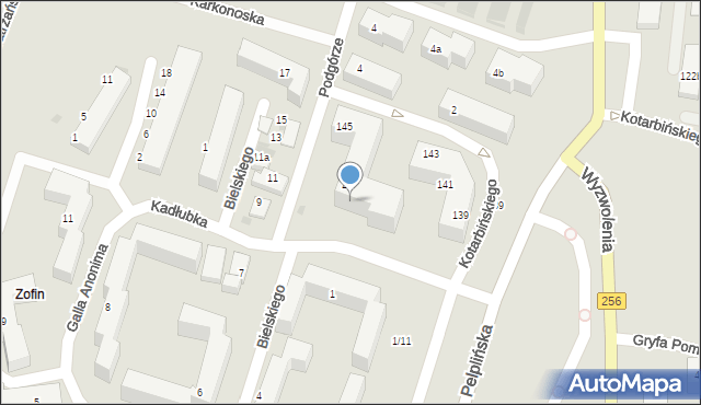 Bydgoszcz, Kadłubka Wincentego, bp., 2, mapa Bydgoszczy
