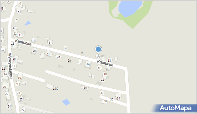 Bytom, Kadłubka Wincentego, bp., 11, mapa Bytomia