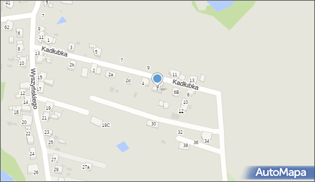Bytom, Kadłubka Wincentego, bp., 6a, mapa Bytomia