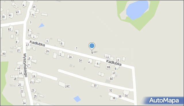 Bytom, Kadłubka Wincentego, bp., 9, mapa Bytomia