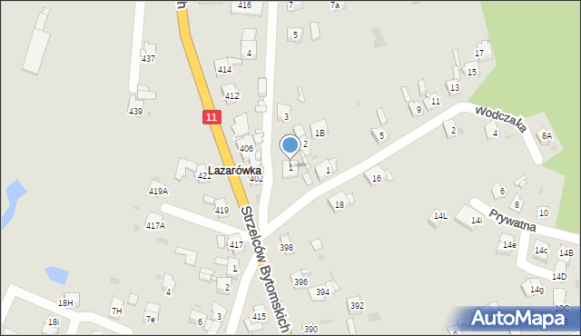 Bytom, Kawki, 1, mapa Bytomia