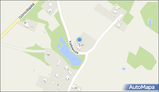 Chełm Śląski, Karłowicza Mieczysława, 3, mapa Chełm Śląski