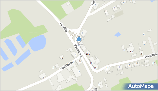 Chełmno, Kamionka, 20, mapa Chełmno