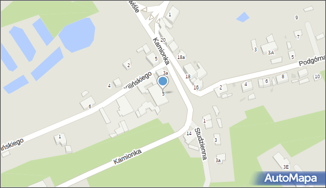 Chełmno, Kamionka, 3, mapa Chełmno