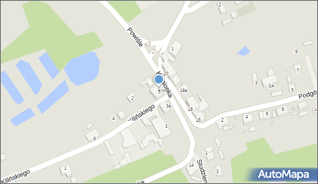 Chełmno, Kamionka, 5, mapa Chełmno