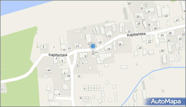 Chłopy, Kapitańska, 10, mapa Chłopy