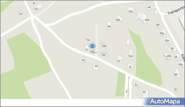 Chrzanów, Kasztanowa, 68, mapa Chrzanów