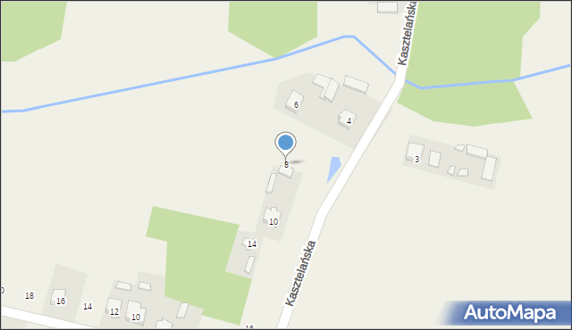 Chrzęsne, Kasztelańska, 8, mapa Chrzęsne