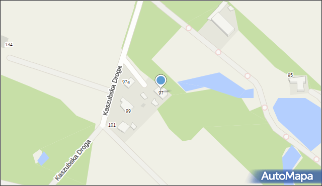 Chwaszczyno, Kaszubska Droga, 97, mapa Chwaszczyno