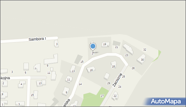 Chwaszczyno, Kawelska, 17, mapa Chwaszczyno